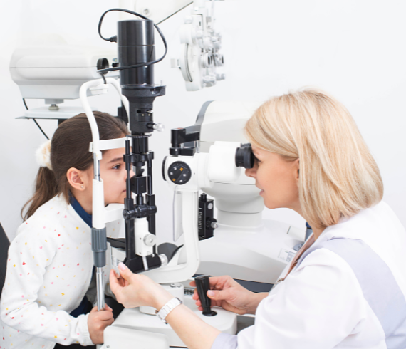slit lamp application
